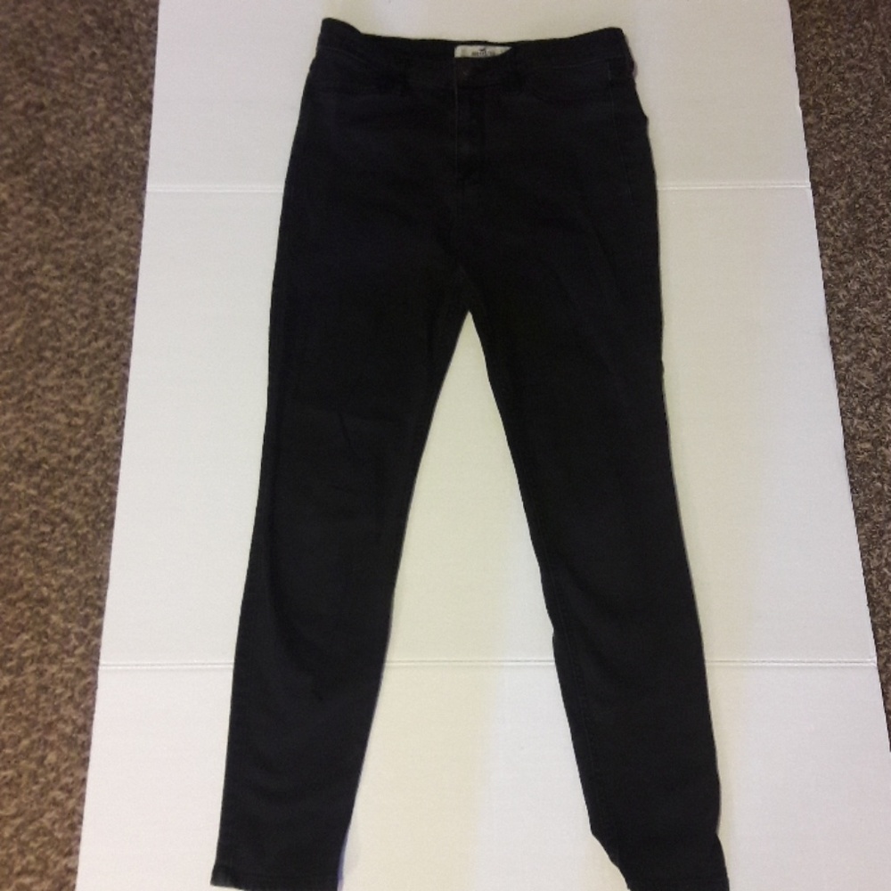 Plain black jeans